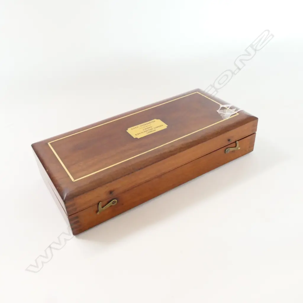 SIKES' HYGOMETER IN MAHOG CASE, w SCALES, NO THERMOMETER Image 1++